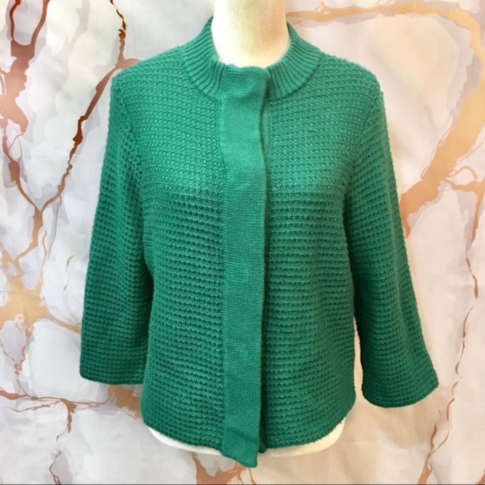 Chico’s Wool Versatile Push Button Cardigan - image 2